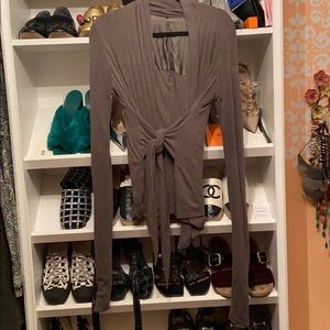 Rick Owens lilies wrap cardigan